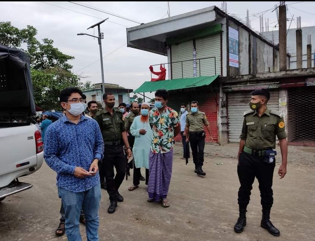লাখাইয়ে সর্বাত্মক চলছে কড়া লকডাউন লাখাইয়ে সর্বাত্মক চলছে কড়া লকডাউন 2