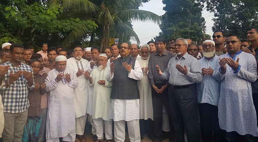 ফেঞ্চুগঞ্জ – মাইজগাও সড়কের ঢালাই কাজের উদ্বোধন