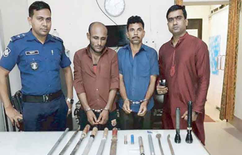 নিজামপুরে ডাকাতির প্রস্তুতিকালে ২ ডাকাত আটক
