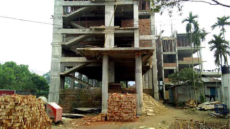 শায়েস্তাগঞ্জে ৮ কোটি টাকা ব্যয়ে নির্মাণ হচ্ছে ৬ তলা বিশিষ্ট আধুনিক থানা ভবন