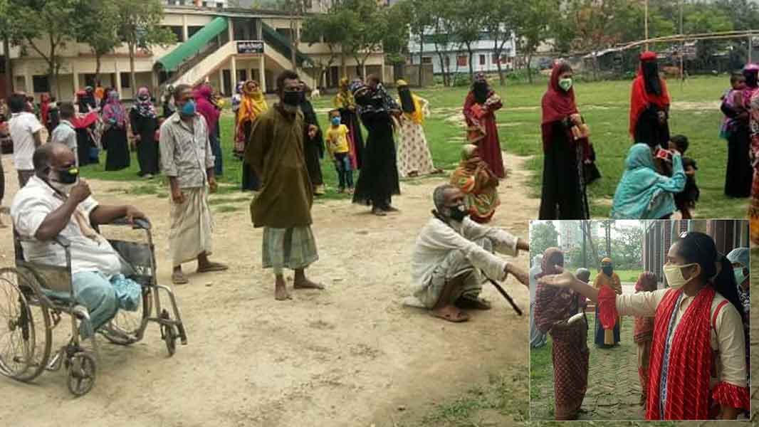 মাধবপুরে রমজান উপলক্ষ্যে জেলা প্রশাসকের দুধ বিতরন