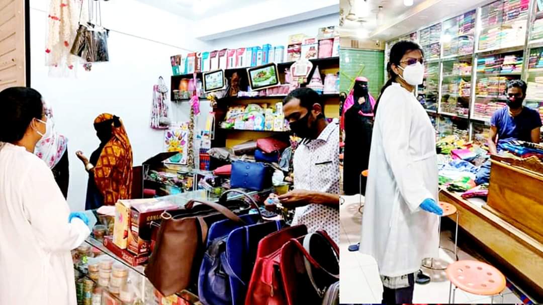 নবীগঞ্জে স্বাস্থ্যবিধি না মানায় ক্রেতা বিক্রেতাকে জরিমানা