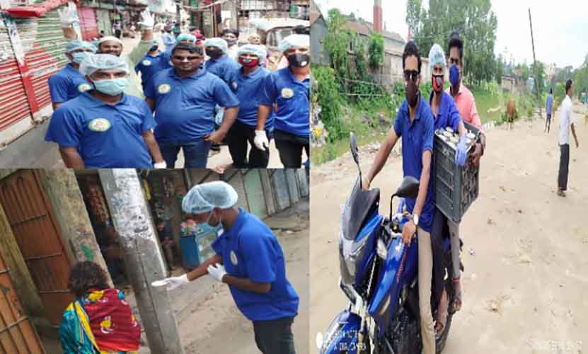 মাধবপুরে ঈদ উপলক্ষে মিষ্টিমুখ করালেন নো থ্যাংকস নামের সামাজিক সংগঠন