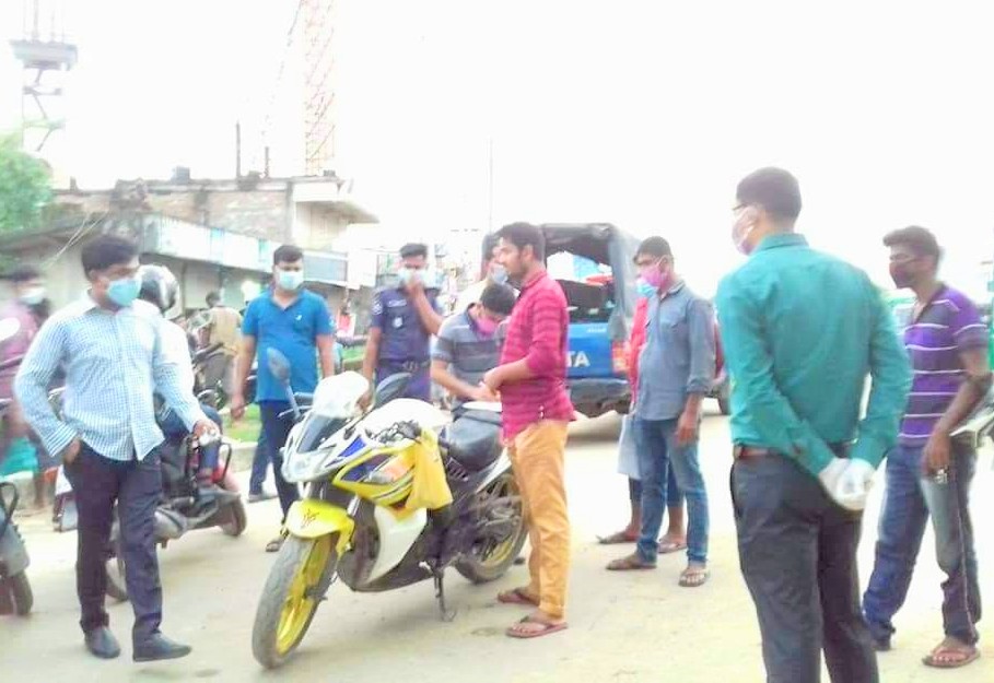 রেড জোনে কঠোর অবস্থানে চুনারুঘাট প্রশাসন