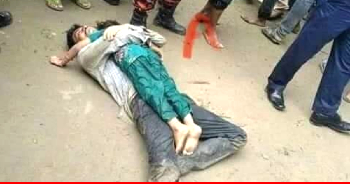 সড়ক দুর্ঘটনা আলাদা করতে পারেনি বাবা-সন্তানের বন্ধন!