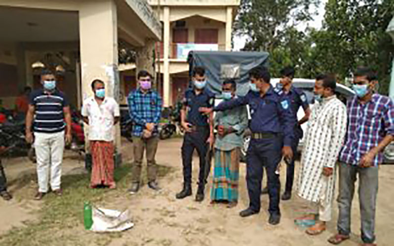 চুনারুঘাটে মাদক ব্যবসায়ীকে ৬ মাসের জেল