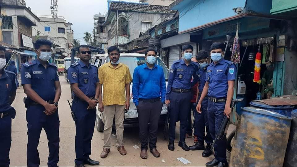 হবিগঞ্জ চৌধুরী বাজার ও খাজা গার্ডেন সিটিতে জরিমানা