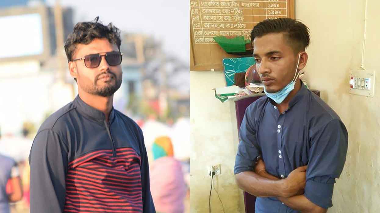 চুনারুঘাটের জনতার হাতে গাঁজাসহ আটক ২