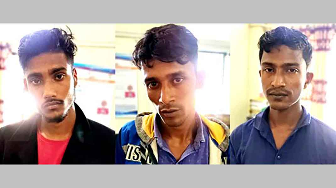 বাহুবলে ডাকাত দলের ৩ সদস্য গ্রেফতার