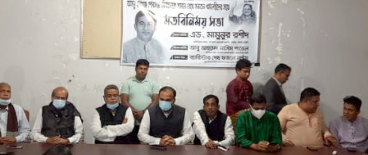 আতাউর রহমান সেলিমের পক্ষে সনাতন ধর্মাবলম্বীদের সাথে কেন্দ্রীয় যুবলীগের মতবিনিময়