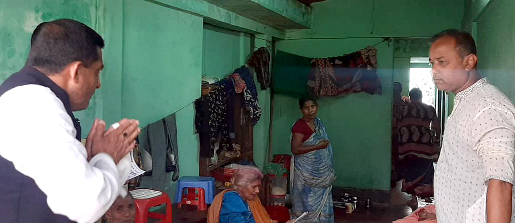 উমেদনগরে আতাউর রহমান সেলিমের গণসংযোগ