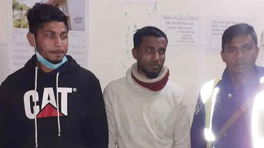 শহরে আটক দুই মোটর সাইকেল চোরকে কারাগারে প্রেরণ