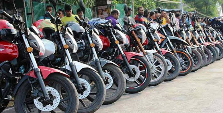 শহরে মোটর সাইকেল তল্লাশি শুরু