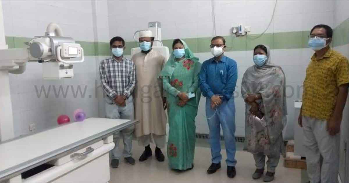 জেলা প্রশাসকের উদ্যোগে সদর হাসপাতালের ডিজিটাল এক্স-রে মেশিনটি চালু