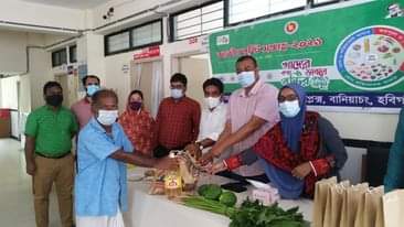 বানিয়াচংয়ে গর্ভবতী ও দুস্থদের মাঝে পুষ্টিকর খাদ্য সহায়তা প্রদান