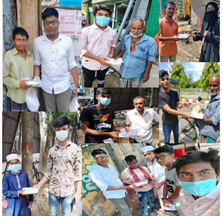 জনকল্যাণ ট্রাস্ট এন্ড ফ্যামেলি ফাউন্ডেনের খাবার বিতরণ