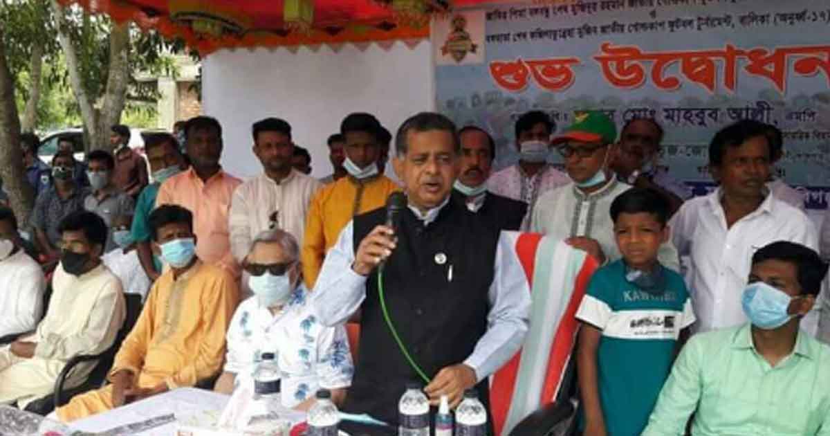 মাদক প্রতিরোধে খেলাধুলার কোন বিকল্প নেই – বিমান প্রতিমন্ত্রী