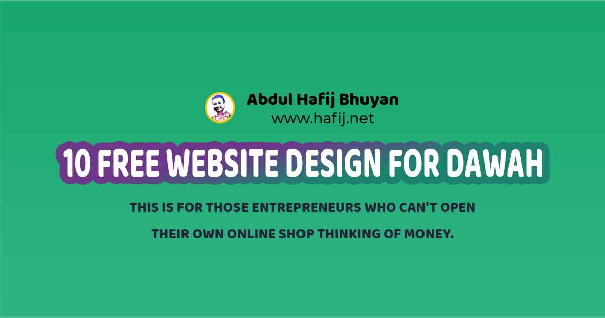 10 free website design for dawah