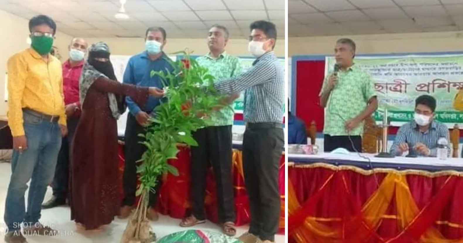 লাখাইয়ে শিক্ষার্থীদের কৃষি প্রশিক্ষণ অনুষ্ঠিত, চারা ও বীজ বিতরণ