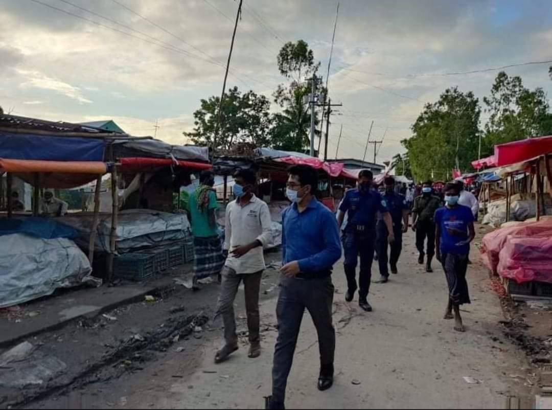 লাখাইয়ে কঠোর শাটডাউন কার্যকরে প্রশাসন ও সেনাবাহিনী মাঠে তৎপর