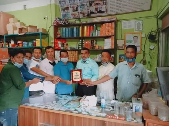 ভোরের চেতনা পত্রিকার সম্পাদক ও প্রকাশক শফিকুল ইসলামকে হবিগঞ্জে সংবর্ধনা প্রদান