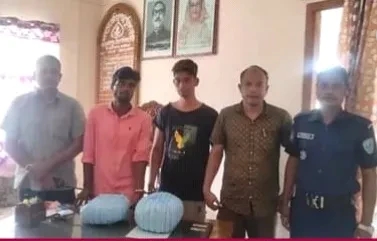 মাধবপুরে গাঁজাসহ গ্রেপ্তার ২