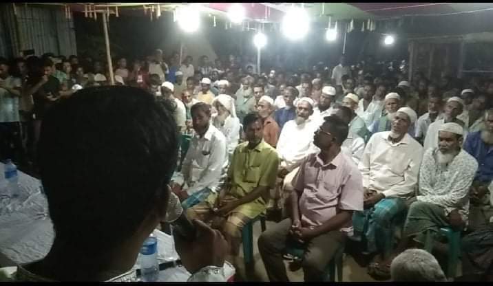 নৌকা মার্কা প্রত্যাশী মাহবুব মিয়ার সমর্থনে জনতার ঢল