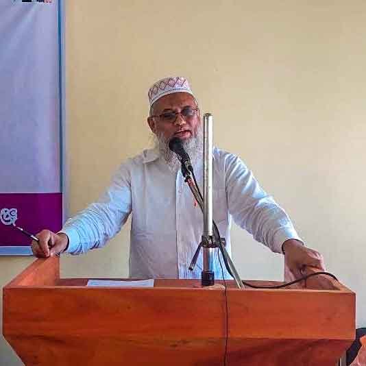 বক্তব্য রাখছেন বিশেষ অতিথি ও উপাধ্যক্ষ প্রফেসর ড. মোঃ মাসুদুল হাসান।
