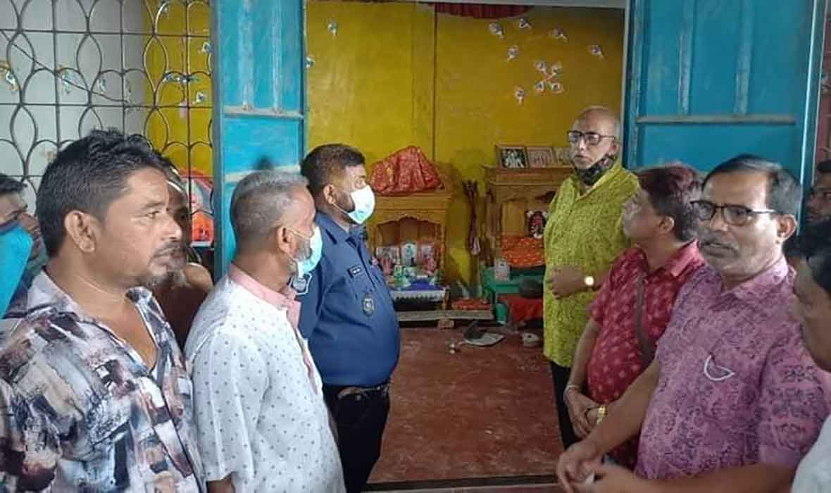 বানিয়াচংয়ে পিতলের মূর্তি চুরির অভিযোগ