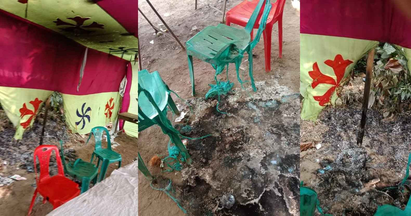 নবীগঞ্জে আওয়ামী লীগ প্রার্থীর নির্বাচনী কার্যালয়ে অগ্নিসংযোগ