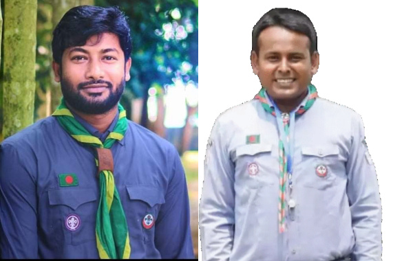 স্কাউটিংয়ে উডব্যাজ অর্জন করলেন হবিগঞ্জের ২ কৃতি স্কাউটার