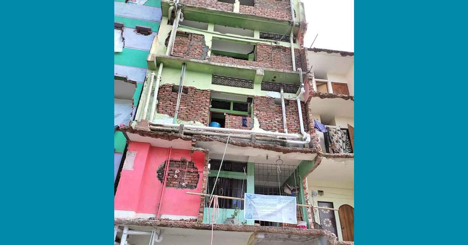 মাধবপুরে উচ্ছেদের পর আবারও সরকারি পুকুর দখল শুরু