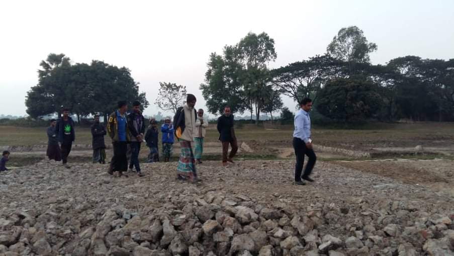 নবীগঞ্জে অাশ্রয়ন প্রকল্পের জায়গা থেকে মাটি কর্তন’ দুই ব্যক্তিকে কারাদণ্ড