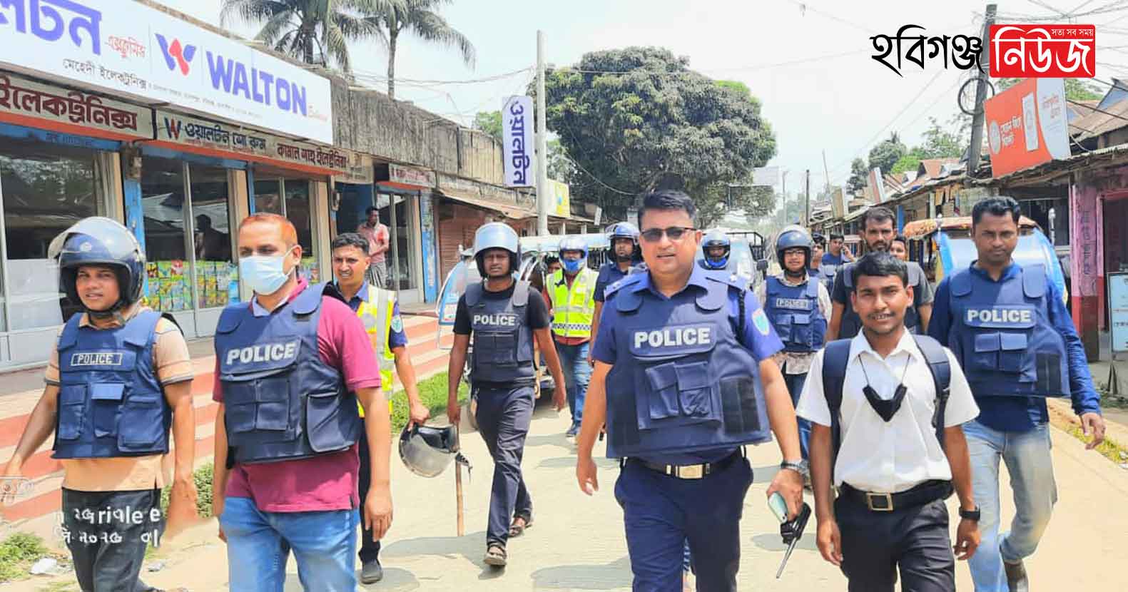 মাধবপুরে বর্তমান ও সাবেক চেয়ারম্যানের দুই গ্রুপের সংঘর্ষ