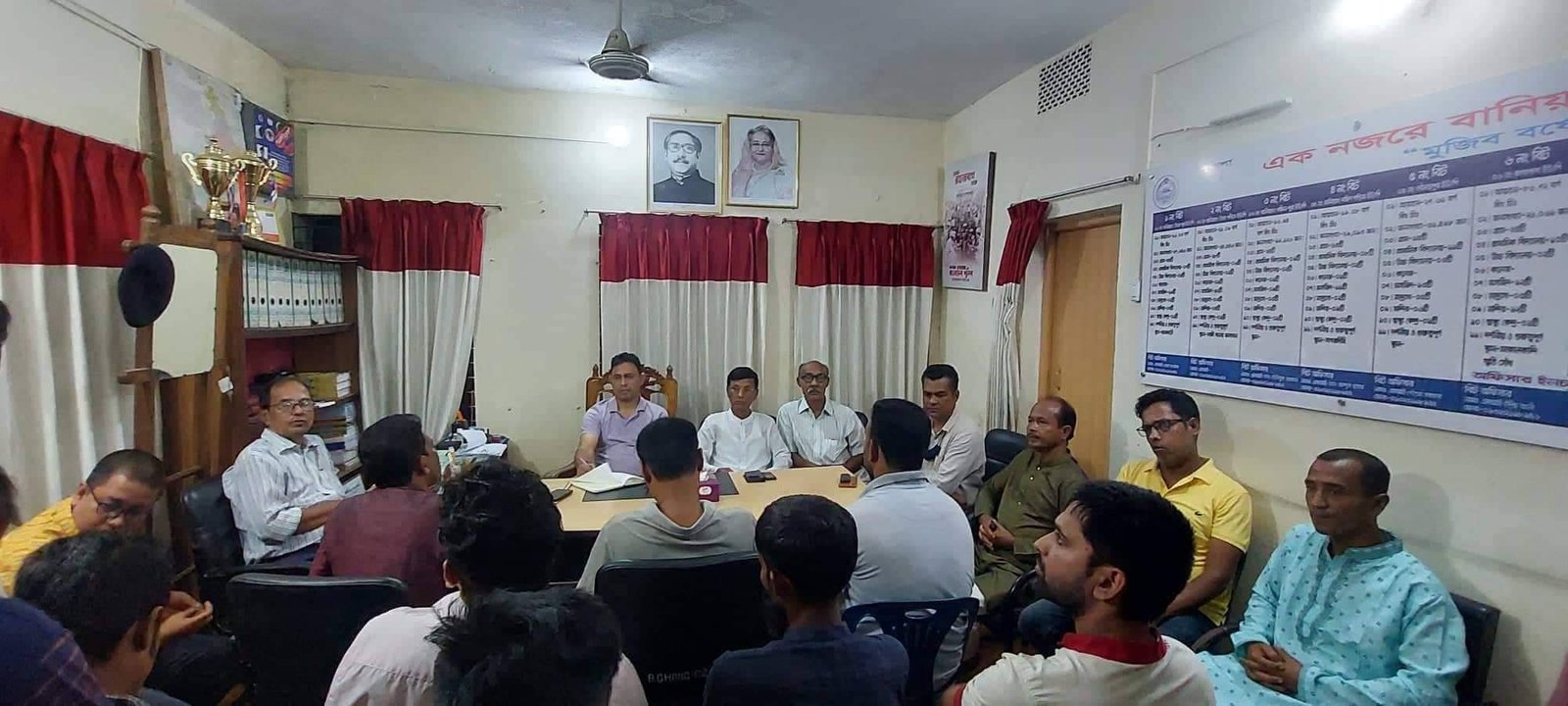 বানিয়াচং প্রেসক্লাব নেতৃবৃন্দের সাথে ওসির মতবিনিময়