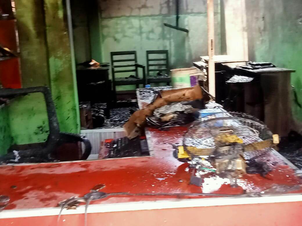 মাধবপুরে দোকান পুড়ে প্রায় ২০ লক্ষ টাকার ক্ষয়ক্ষতি