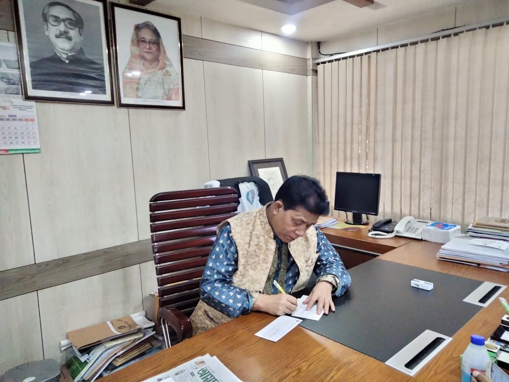 হবিগঞ্জ জেলা পরিষদ ভারপ্রাপ্ত চেয়ারম্যান দায়িত্ব গ্রহণ