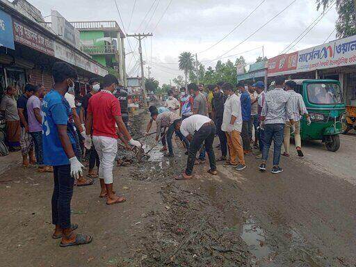 লাখাইয়ে রাস্থা পরিচ্ছন্নতা অভিযান পরিচালিত – Habiganj News