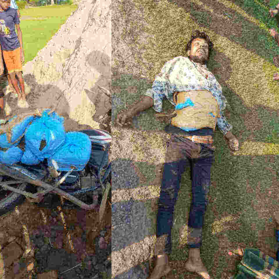 নবীগঞ্জে সড়ক দুর্ঘটনায় গাঁজাসহ নিহত ১