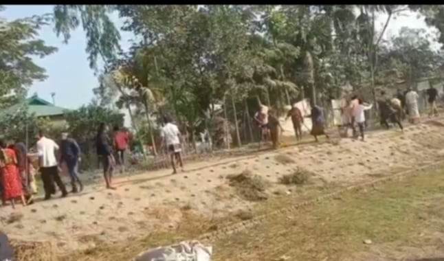 আজমিরীগঞ্জে ফেইসবুকের পোস্ট কে কেন্দ্র করে সংঘর্ষে আহত অর্ধশতাধিক