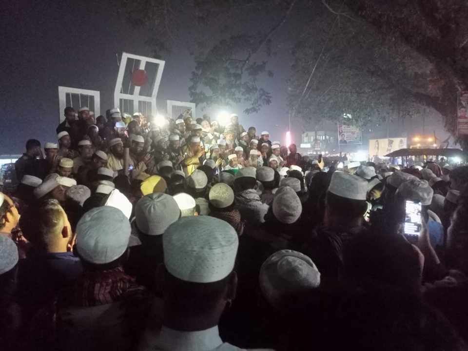 বানিয়াচংয়ে তাবলীগ জামায়াতের বিক্ষোভ