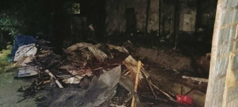 আজমিরীগঞ্জ পৌর এলাকার পুকুর পাড় গ্রামে ভয়াবহ অগ্নিকান্ড