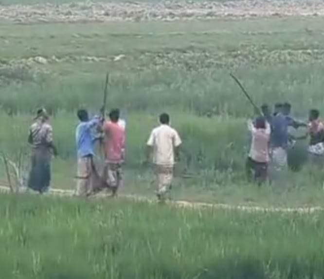 আজমিরীগঞ্জ জমির ঘাস কাটাকে কেন্দ্র করে সংঘর্ষে আহত ৩