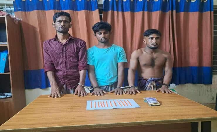 মাধবপুরে ইয়াবাসহ ৩ মাদক কারবারি আটক
