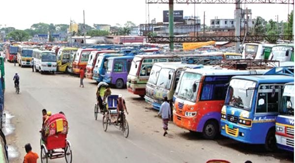 সিলেটে বিআরটির মোবাইল কোর্টের নামে হয়রানি !! ৮ দফার দাবিতে পরিবন শ্রমিকদের কর্মবিরতির ডাক