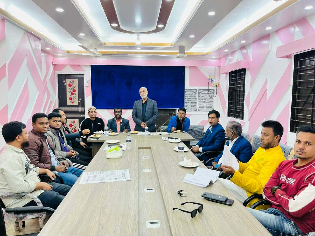 সাংবাদিক কাজী তোফায়েল আহমেদ নবীগঞ্জ প্রেসক্লাবের সাংবাদিকদের সাথে মতবিনিময়