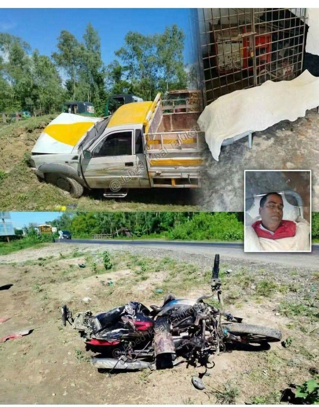 নবীগঞ্জে ঢাকা-সিলেট মহাসড়কে মোটরসাইকেল-পিকআপ সংঘর্ষে ২ জন নিহত নবীগঞ্জে ঢাকা-সিলেট মহাসড়কে মোটরসাইকেল-পিকআপ সংঘর্ষে ২ জন নিহত